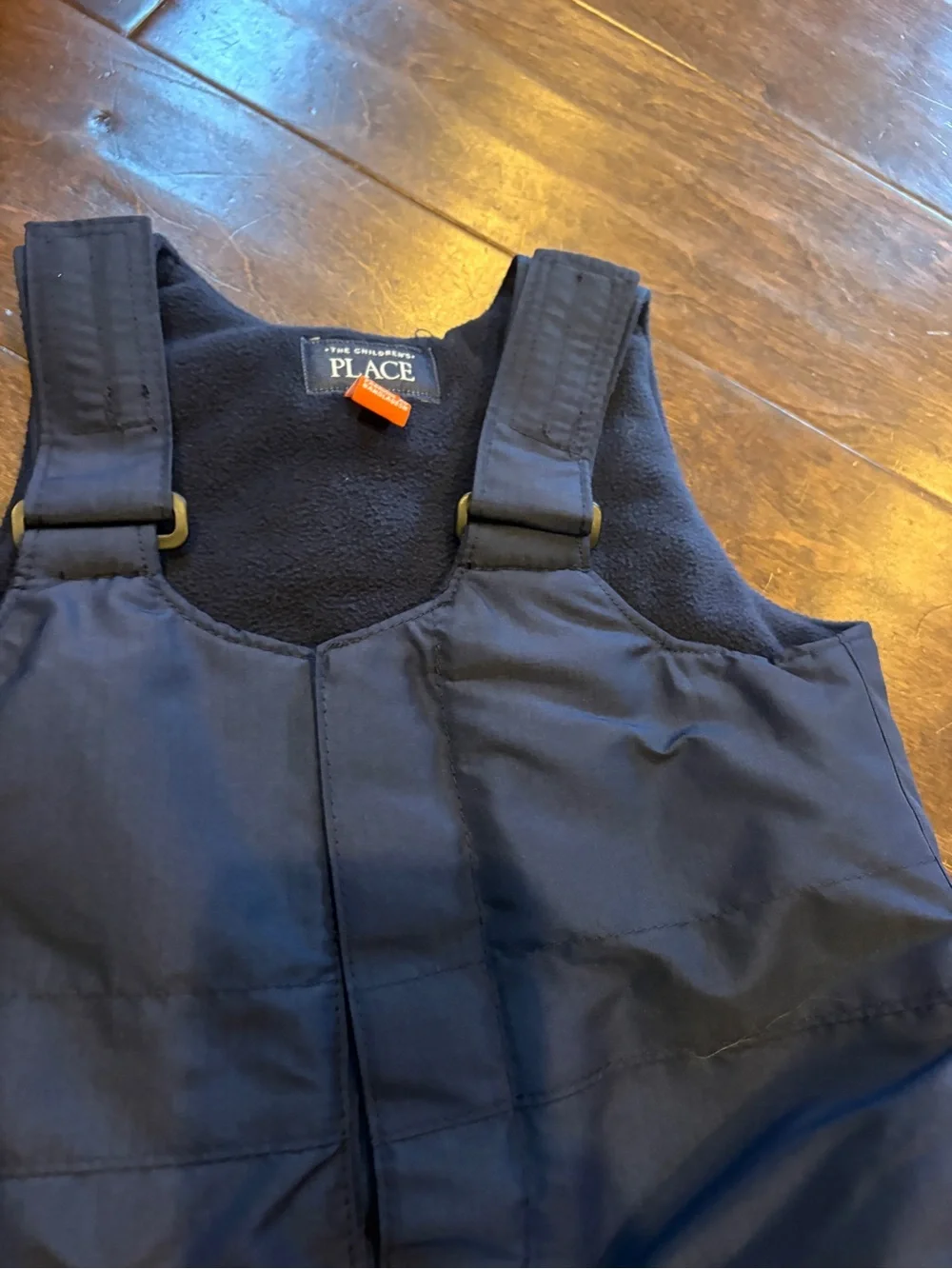 The Children’s Place navy blue thick fleece lined bib snowpants